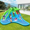 Costway Inflatable Water Slide Kids Bounce Castle Splash Pool Blower Excluded - 2 of 4
