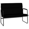 vidaXL Bench Black 39.4 in.x25.2 in.x31.5 in. Faux Leather - 2 of 4