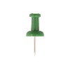 JAM Paper Colored Pushpins Green Push Pins 2 Packs of 100 (2242954A) - 3 of 4