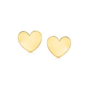 Pure Collection by Ross-Simons 14kt Yellow Gold Heart Earrings - 1 of 4