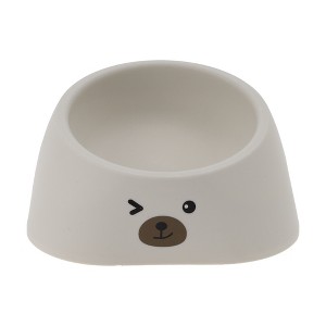 Unique Bargains Non-Skid Puppy Bowl Gray 1 Pc - 1 of 4