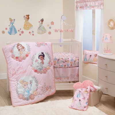 Lambs & Ivy Disney Baby Princesses Crib Bedding Set - 3pc