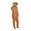 Giraffe Adult Long Sleeve Hooded Cosplay Onesie Costume Union Suit - 3 of 4