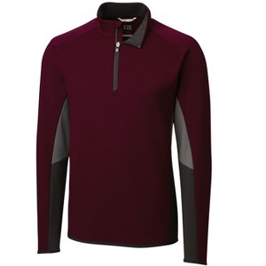 Cutter & Buck Traverse Colorblock Stretch Quarter Zip Mens Pullover - 1 of 1