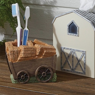 Park Designs Farm Livin' Toothbrush Holder - Thumbnail 5