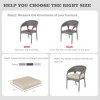 Aoodor Outdoor Chair Cushion, Fade-resistant Polyester, Removable Cover with Hidden Zipper,  Set of 2 - 4 of 4
