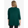 Jessica London Women's Plus Size Twist-Front Trapeze Tunic - 3 of 4