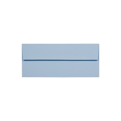 JAM Paper #10 Business Envelopes 4.125 x 9.5 Baby Blue Bulk 500/Box (2155778H)
