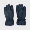 London Fog Boy's Black Ski Gloves - Winter Sports Snow Gloves with Velcro Closure and Reinforfced Grip for Kids (8-12 Years) - 4 of 4