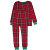RuffleButts SoftSnooze Girls Holiday Ruffle Long Sleeve Pajama Set - 2 of 2