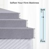 SEVOBAL Mattresses Mattress Topper Cooling Gel Memory Foam Pressure Relief for Sleep Comfort for Bedroom, Gray, 80"*60"*2" - 4 of 4