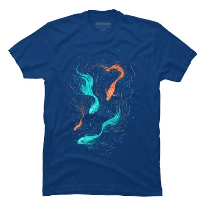 Men's Design By Humans Neon Float By StevenToang T-Shirt