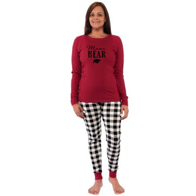 Womens discount bear pajamas