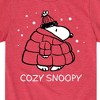 Boys' - Peanuts - Cozy Snoopy Short Sleeve Graphic T-Shirt - 2 of 4