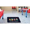 Ashley Productions® The Original Fun Mat™, Welcome Mat, 15.5" x 23.5", Fury Friends Welcome - 3 of 4