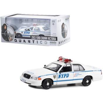 2003 Ford Crown Victoria Police Interceptor NYPD White "Quantico" (2015-2018) TV Series 1/43 Diecast Model Car by Greenlight