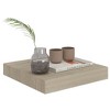 vidaXL Floating Wall Shelves 2 pcs Oak 9.1"x9.3"x1.5" MDF - 3 of 4