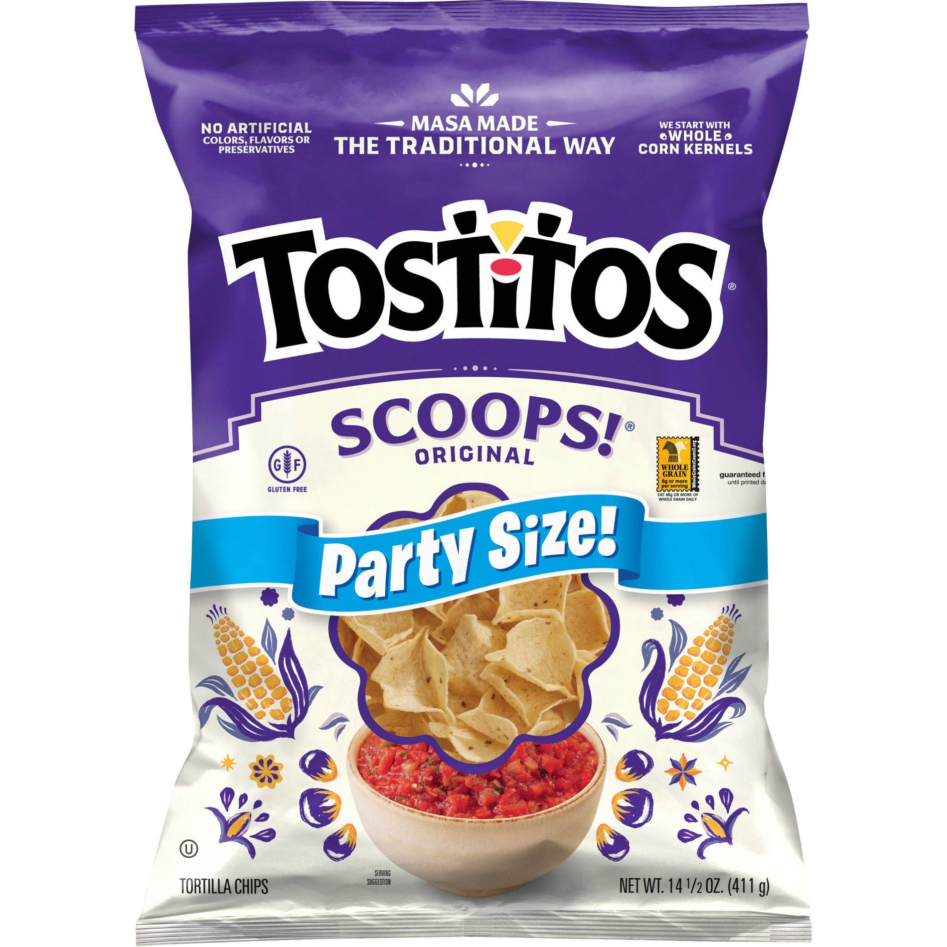 Tostitos Scoops! Party Size Tortilla Chips - 14.5oz