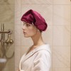 Unique Bargains Women Reusable Shower Cap for Bathroom Hotel 1 Pc - 4 of 4