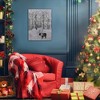 Lumabase Battery Operated Lighted Wall Art with Remote Control Still Winter Night - 4 of 4