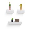 Syemin Decorative Wall Shelf Floating Shelves for Wall, Wall Shelves for Decor Storage, Wall Picture Ledge Shelf, Black, 17.72"*4.92"*1.97" - 2 of 4