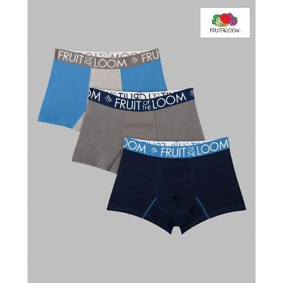 Fruit of the Loom 3 Pack Men’s Breathable Short Leg Performance Boxer Briefs Cool Cotton Tagless Underwear