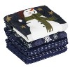 John Ritzenthaler Co. 100% Cotton Kitchen Towels Starry Snowflakes Navy Absorbent Dish Towels for Drying & Cleaning Soft & Durable (Set of 4) - 2 of 4
