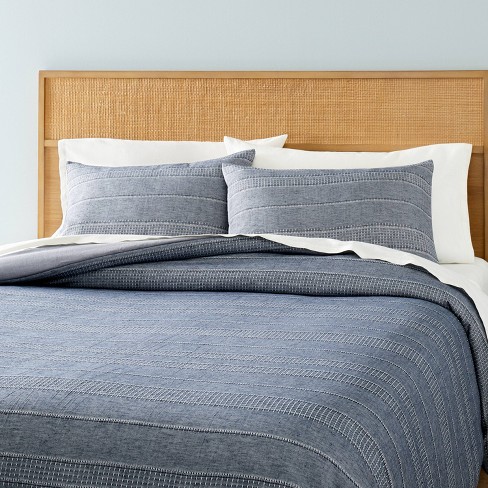 Buy Textured Stripe Reversible Down-Alternative Comforter Set