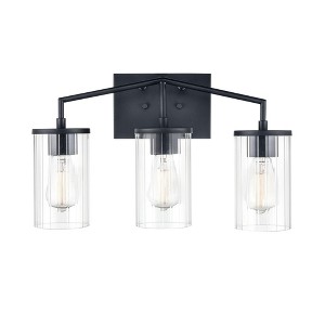 Millennium Lighting Beverlly 3 - Light Vanity in  Matte Black - 1 of 1