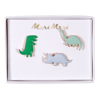 Meri Meri Dino Enamel Lapel Pins