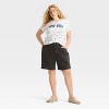 Women's New York Floral Pointelle Short Sleeve Graphic Baby T-Shirt - Off-White - 3 of 3