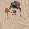 Frosty The Snowman Frosty Face Adult T-Shirt - 2 of 4