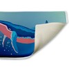 Stupell Industries Coastal Whale With Bubbles Printed Plush Bath Mat And Bath Rug, Design By Darlene Seale, 18"X30" - 2 of 4