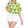 HAPPY BAY Hawaiian Shirts Womens Casual Summer Party Blouses Shirt Dressy Blouse Short Sleeve Button Up Dress Tops Tee Shirts T Shirts - image 2 of 4