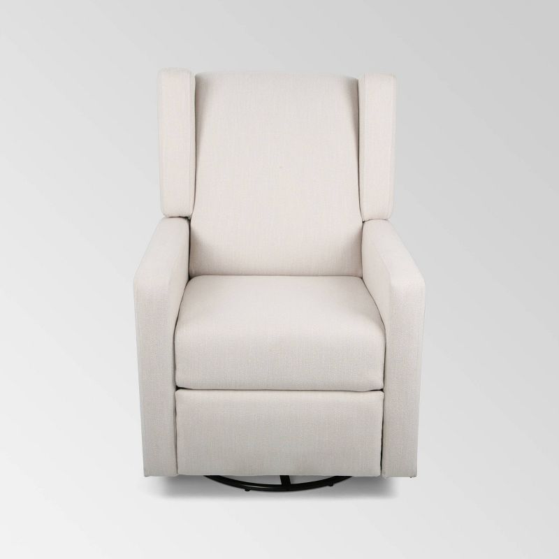 Hounker Contemporary Swivel Recliner - Christopher Knight Home, 1 of 8