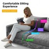 Kumasinova Corduroy Cloud Sofa with Cushions, Convertible Sofa Lounge Chair, Plush Modern 4-Seat Sofa, Easy Assembly, Couches for Living Room - 3 of 4