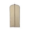 J&V TEXTILES Garment Bags for Clothes Storage, 6 Pack, Black and Beige, Suit Bags with Clear Window - 3 of 4