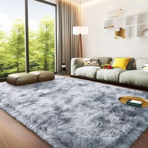 5x7 Area Rugs for Bedroom, Soft Fluffy Shaggy Rug for Living Room Kids Room Home Decor - 1 of 4