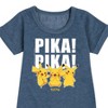 - Pokémon - Pika! Pika! Graphic Short Sleeve Fleece Dress - 2 of 4