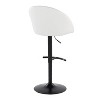 LumiSource Set of 2 Matisse Highback Adjustable Barstools PU - 4 of 4