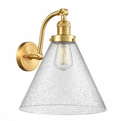 Cone - 1 Light Wall Sconce In Industrial Style-14 Inches Tall and 12 Inches Wide