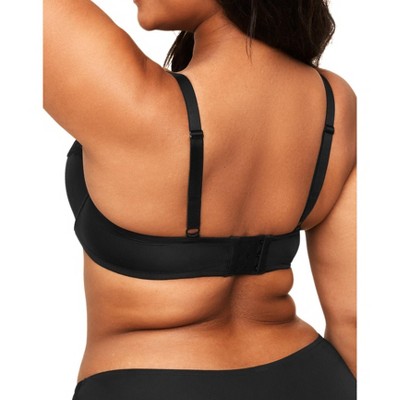 Adore Me Women's Andrelisa Balconette Bra 40DDD / Jet Black.