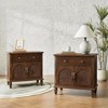Kevin 27"Tall  Nightstand Set of 2| ARTFUL LIVING DESIGN-WALNUT - 2 of 4