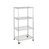 Apex Vanguards 4-Tier Silver Pantry Organizer With Wheels - 2 of 3
