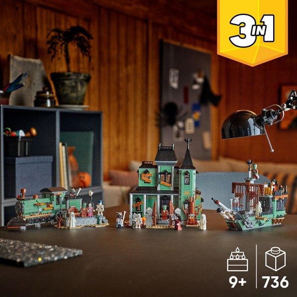 LEGO Creator 3 en 1 Juguete de Construcción de Mansión Embrujada 31167 2