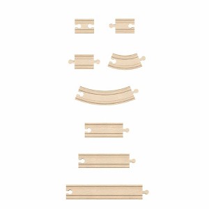 Hape Railway Collection Super Expansion Rail Pack, 24 Pieces - 1 of 4