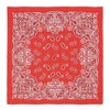 Anna-Kaci Cotton Paisley Print Bandana Scarf Square Neck Head Wrap - 22.8IN×22.8IN - 2 of 4