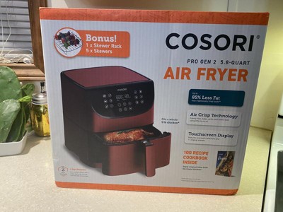 Cosori - Pro XL II 5.8-Quart Air Fryer - Black