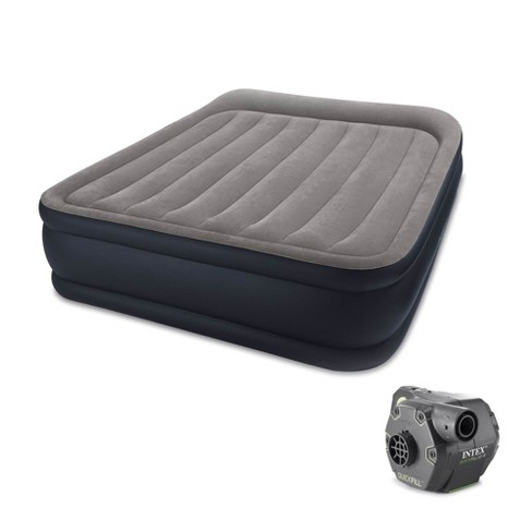 air bed mattress with built-in pump