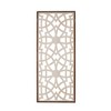Madison Park 15.75"x37.75" Damask Carved Wall Sign Panel Wood Cream/Brown: Abstract Art, MDF - 2 of 4